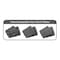 Black + Decker 3 in 1 Sandwich and Waffle Maker 4 Slices 1400 Watt - Black- TS4130-B5