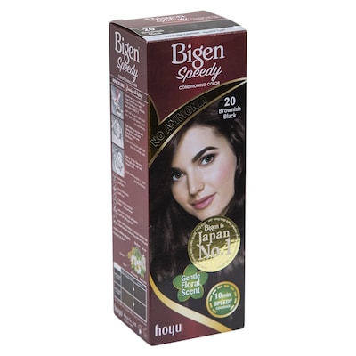 Bigen Brownish Black Hair Color No. 20 N/A