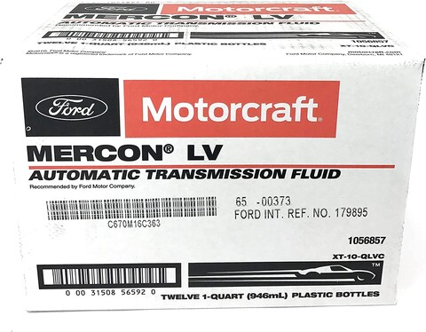 Motorcraft Mercon Lv Automatic Transmission Fluid (Atf) 12 Quart Case