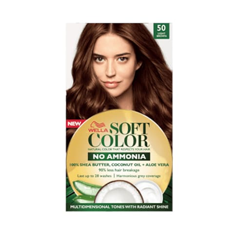 Wella No Ammonia Soft Color Kit 50 Light Brown 1 Piece