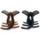 Scunci No-Slip Grip Chunky Jaw Clips | All Day Hold | 2-Pieces per Pack (1-Pack)