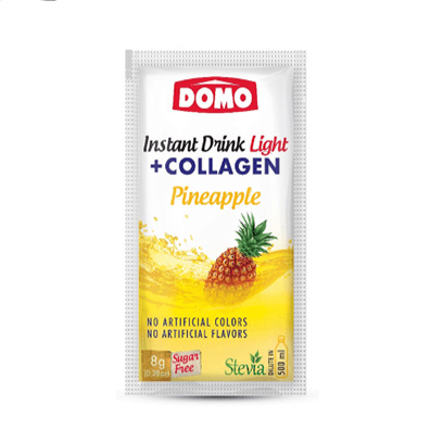Domo Instant Powder Drink Pineapple Light With Collagen 8GR