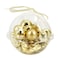 Christmas Magic Assorted Christmas Baubles 22-Pieces- Gold