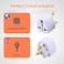 Universal Power Plug for UAE/KSA/UK/HK, 3 Pin Travel Adapter, Power Converter Socket for US/AU/JP/CN - (Pack of 2)