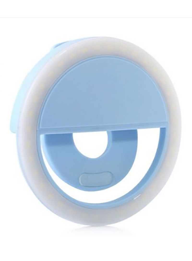 Dubyway - Selfie LED Ring Flash Light For Smartphone Blue