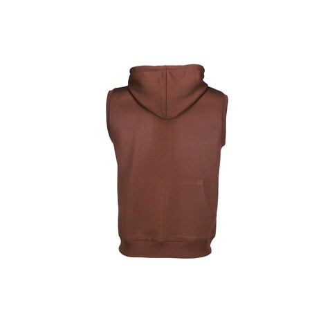 LA Collection Men Hoodie Sl Chocolate Medium