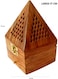 Generic Saqoware Incense Bakhoor Burner, Wooden Colour, 17cm