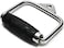 Max Strength Barbel Machine Cable Attachment Pro Grip Revolving Non Slip Handle Bar Pro Grip Revolving Pull Down Lat Bar-Silver, For Bicep Tricep