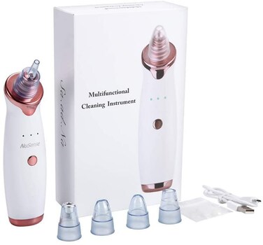 Buy NuSense 5-in-1 Blackhead Remover Vacuum Suction Skin Care Tool Acne ...
