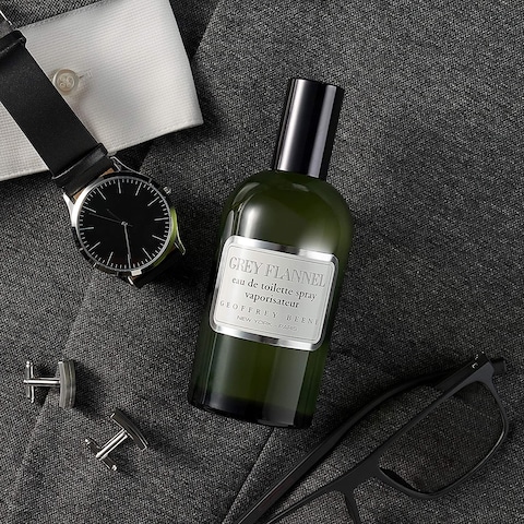 Geoffrey Beene Grey Flannel Eau De Toilette For Men With Pouch - 120ml