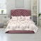 In House Oslo Velvet Bed Frame - Single - 200x90 cm - Dark Pink
