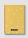 Lowha Spiral Notebook With 60 Sheets And Hard Paper Covers With Flower Design, For Jotting Notes And Reminders, For Work, University, School