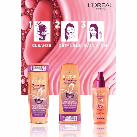 L&#39;Oreal Paris Elvive Dream Lengths Frizz Killer Serum Leave-In Clear 100ml