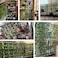 1.2 M Expandable Large Fence With Faux Plants