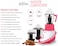Gratus 600Watts 6503TI Mixer Grinder with 3 Strong Steel Jars, Powerful Copper Motor, Overload Protection, 2 years warranty, Made in India (600 Watts - 3 Jar)