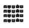 RJ45 Anti Dust Cover Cap Protector Plug witch Port Plugs Black Dust Cover 100pcs