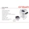Crownline Stip Fryer SF-203 Multicolour 2000W
