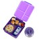 Eazy Kids Jumbo Bento Lunch Box w/ Thermos &amp; Sauce Jar- Purple
