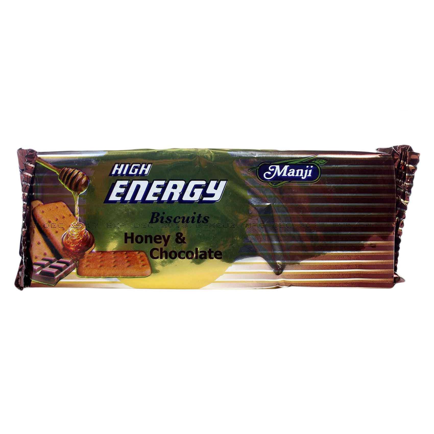 Manji High Energy Honey And Chocolate Biscuit 80g