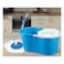 Home 360 Spin Mop And Bucket With Stainless Steel Handle Blue