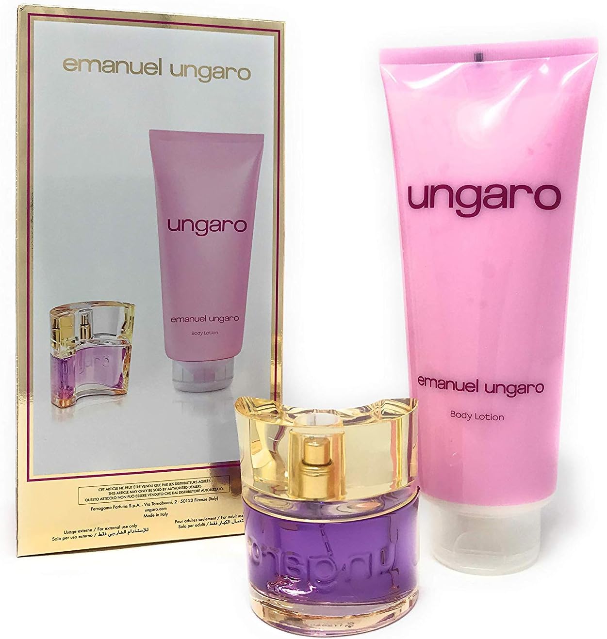 Ungaro Woman Set Eau De Toilette 30ml Vapo + Body Milk 400ml