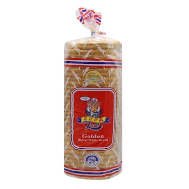 Supa Loaf Golden Barrel White Sliced Bread 800g