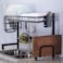 Home Pro Iron Dish Rack Black