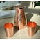 Built in Glass Copper Bottle with  2 glasses