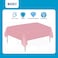 Markq Plastic Tablecloth for Rectangle Table 54&quot; x 72&quot; Disposable Table Cover for Bridal Shower Wedding Birthday Party Decorations (Pink)