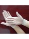 Marrkhor 100-Piece Disposable Vinyl Gloves, Transparent, 13X7X24Centimeter