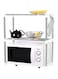 Generic Microwave Stand Silver