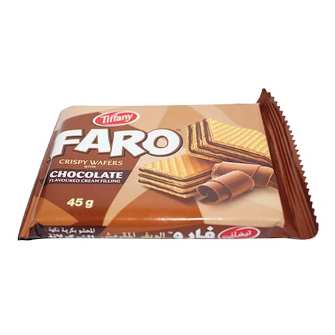 Tiffany Faro Chocolate Wafer 45g