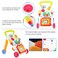 Generic-Multifuctional Toddler Trolley Sit-to-Stand ABS Musical Walker with Adjustable screw