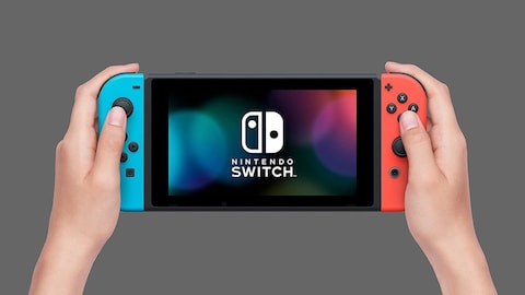 Nintendo Switch V2 Console with Neon Joy-Con Controller