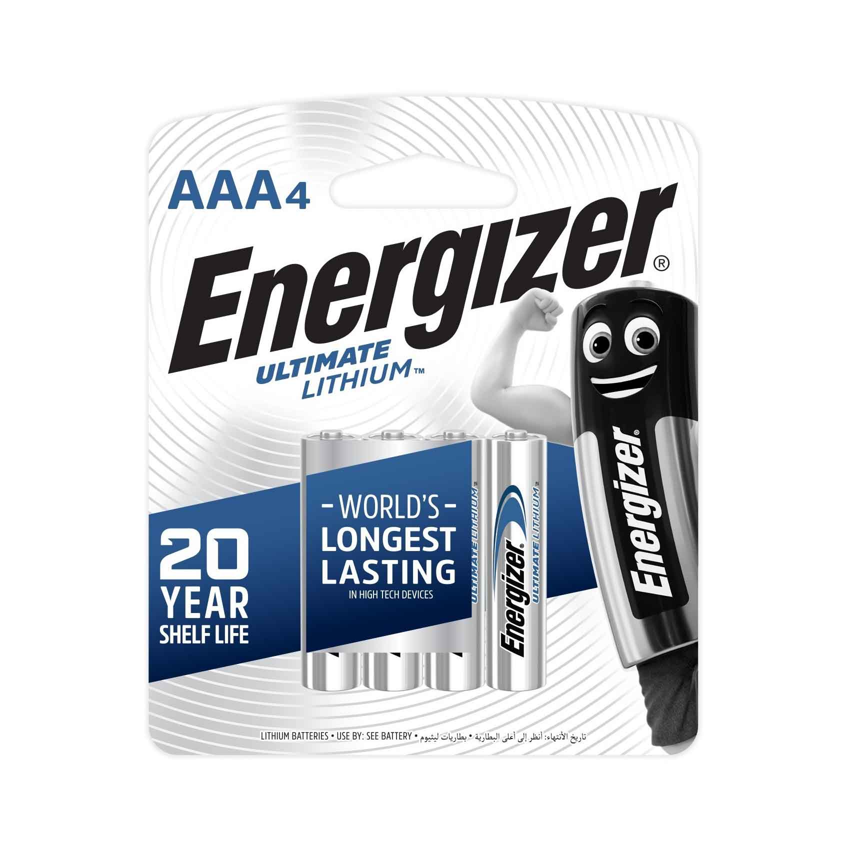 Energizer Lithium Aaa X4