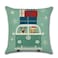Rishahome Gift Vehicle Printed Cushion Cover, 45x45 cm