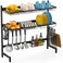 Doreen Over Sink Dish Drying Rack Black