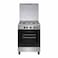 Zanussi Stainless Steel Gas Cooker, 4 Burners, 60cm - ZCG622A6XA