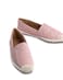 Amica Espadrilles Toe Flat For Women Stylish Fashion Vegan Leather For Party/Casual Loafers Cute Comfortable Dressy Suitable for All Occasions Travel Modern Design Style&amp;All-Purpose Black Pink-41