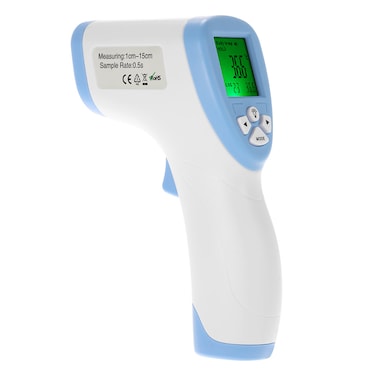 Generic-IR Infrared Thermometer Digital LCD Non-contact Forehead Body Surface Temperature Measurement Data Hold Function