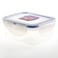 Lock &amp; LockAirtight Rectangular Food Container Clear/Blue 180ml