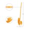 CLASSYTOUCH Double Side Toilet Cleaning Brush (21&amp;Prime; inch-Yellow), 1901456, CT-0145, 48.5x9x12 cm