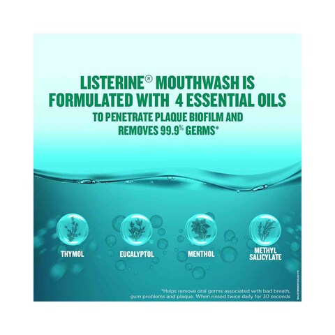 Listerine Advanced Tartar Control Mouthwash, 250ml - Pack of 2