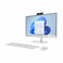 HP All-in-One 24-cr0007ne PC (9C9F9EA), AMD Ryzen 5 7520U, 8GB RAM, 512GB SSD AMD Radeon Graphics, Touch 23.8-inch FHD, Shell white, English Arabic Keyboard