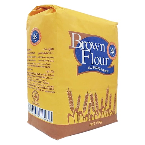 Kuwait Flour Mills &amp; Bakeries Company Brown Flour 2kg