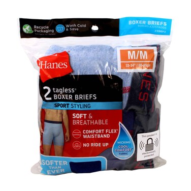 Hanes Mens Sport Boxer Brief Meduim No RefundExchange for Hygienic Item