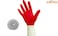 ZALCOON Household Rubber Gloves - Latex Free Kitchen Cleaning Gloves Household Non-Slip Grip Waterproof Dish Washing Gloves Medium