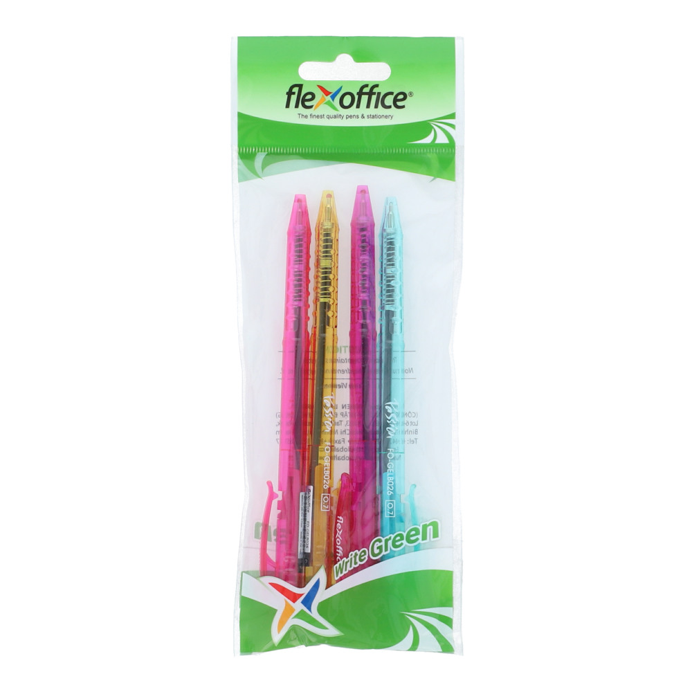 Passion Smooth Ink Pen 4Pcs Multi