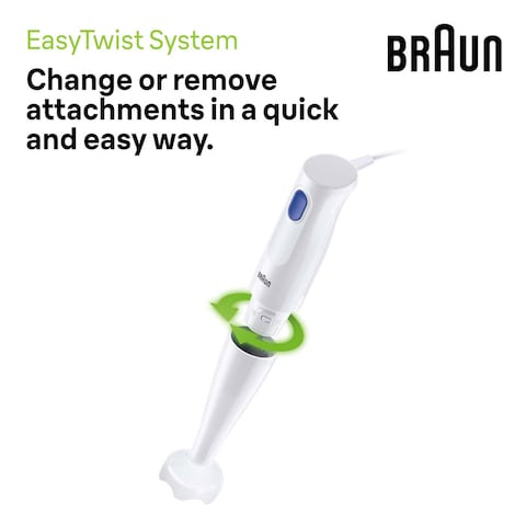 Braun MultiQuick 1 Hand Blender MQ10.001P White 450W