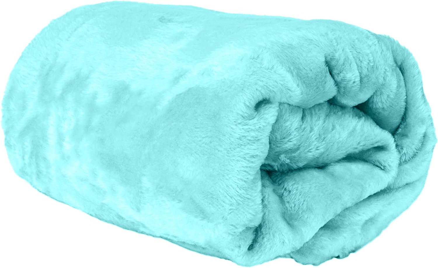 Hotel Linen Klub Single Micro Fleece Flannel Blanket - 260 GSM, Super Plush And Comfy Throw Blanket, Size: 150 x 200cm, Aqua